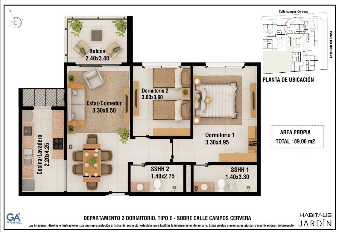 Departamento en venta en VILLA MORRA